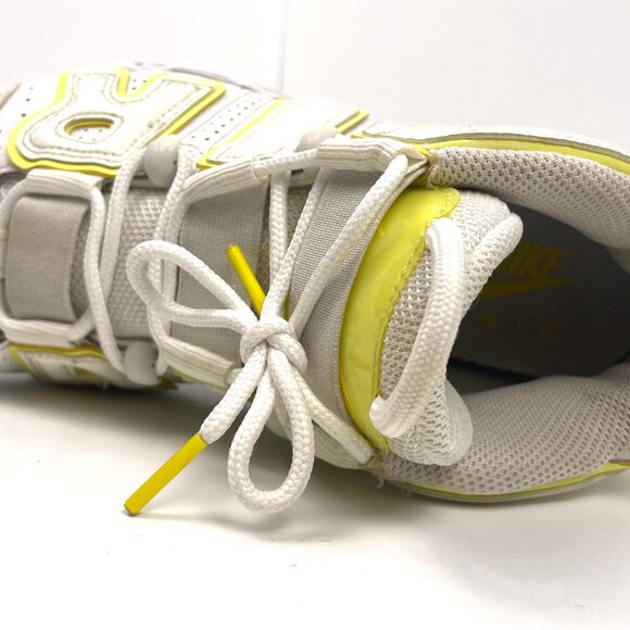 Nike Air Womens More Uptempo Light Citron Size 6.5 - Picture 11 of 13